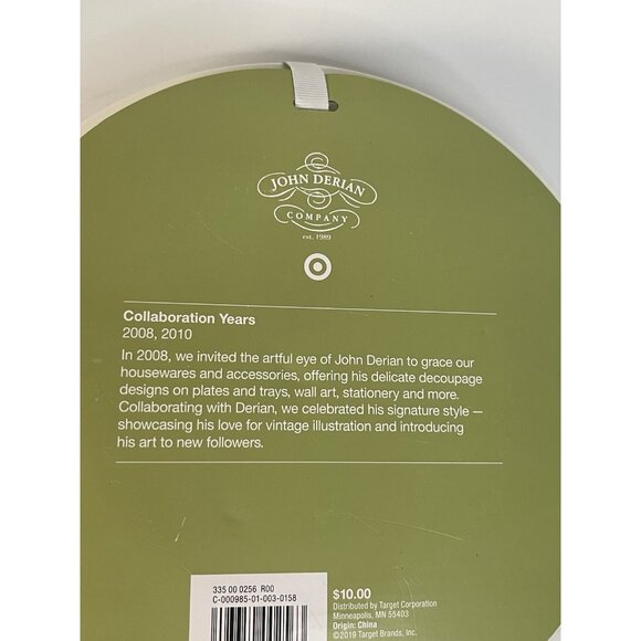 Big Flowers 4 Designs/4 pcs John Derian For Target Melamine Salad Dessert Plates - Picture 4 of 5